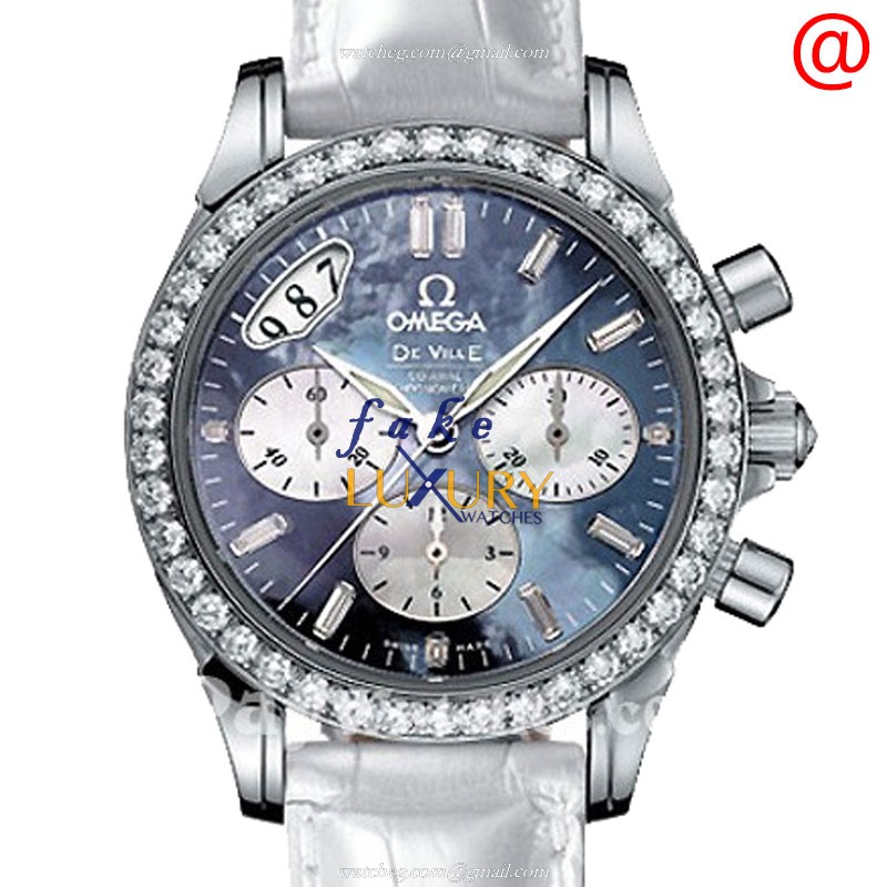 Omega 4679.72.36 DE VILLE Automatic Steel & Diamond Bezel Replica Watch - Luxury Replica Watch
