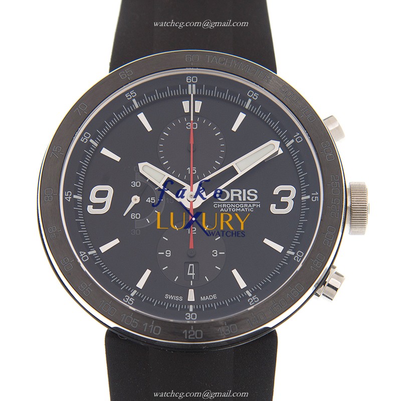 Oris 01 674 7659 4174-07 4 25 06 TT1 Replica Watch With Automatic Movement, Black Dial, Steel Case - Luxury Replica Watch