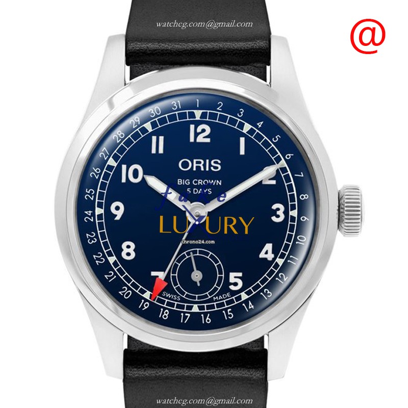 Oris 403 7776 4065-07 5 19 11 Big Crown Replica Watch, Blue Dial, Steel Case, Automatic - Luxury Replica Watch