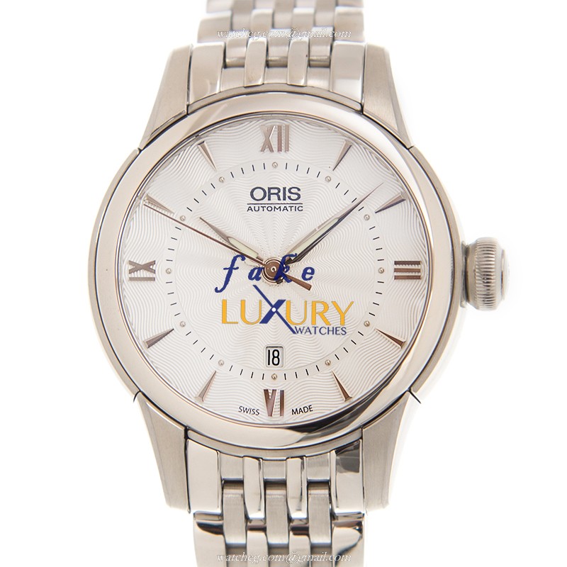 Oris Classic Date 561 7687 4071 8 14 77 Automatic Stainless Steel Silver Dial Replica Watch - Luxury Replica Watch