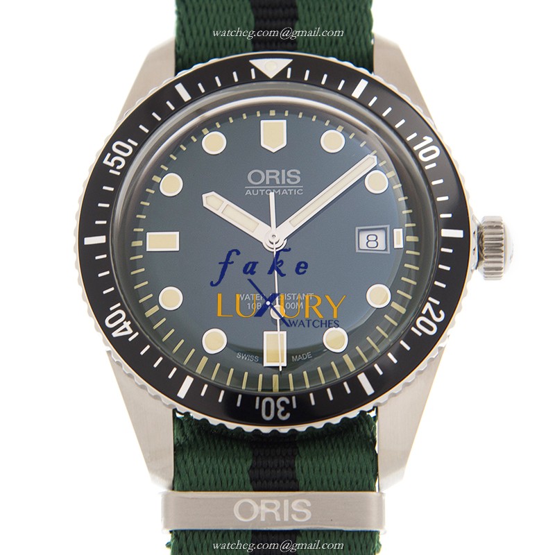 Oris 733 7720 4057 5 21 25 FC Automatic Green Dial Stainless Steel Replica Watch - Luxury Replica Watch