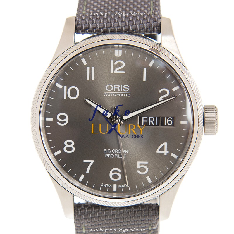 Oris Big Crown Propilot Replica Watch 752 7698 4063 5 22 17 FC, Automatic Gray Dial Steel - Luxury Replica Watch