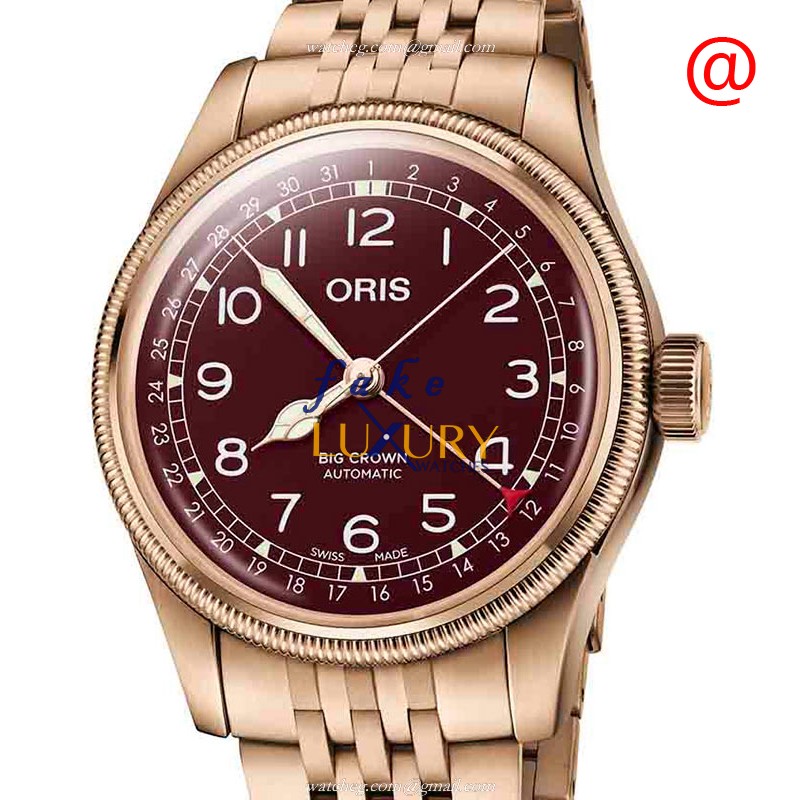 Oris Big Crown 754 7741 3168-07 8 20 01 | Automatic Bronze Red Dial | Replica Watch - Luxury Replica Watch
