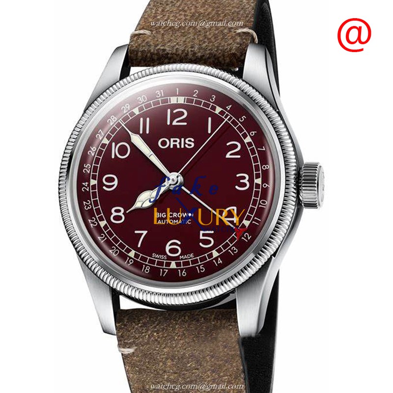 Oris Big Crown Automatic Stainless Steel Red Dial 754774140680752064 Replica Watch - Luxury Replica Watch