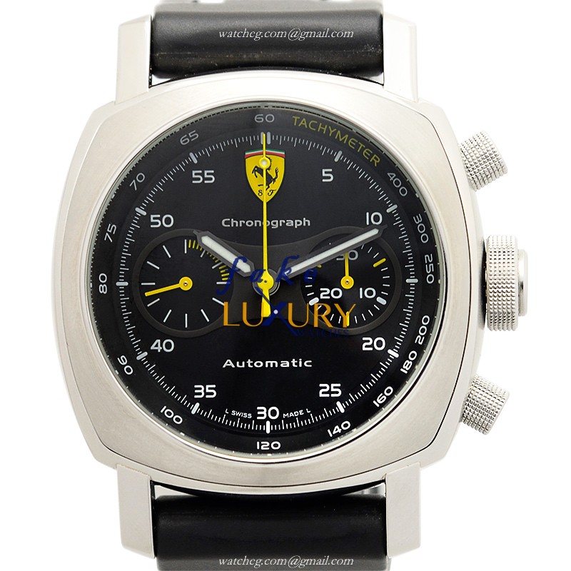 Panerai FER00019 Automatic Stainless Steel Replica Watch, Automatic, Black Dial, Rubber Strap - Luxury Replica Watch