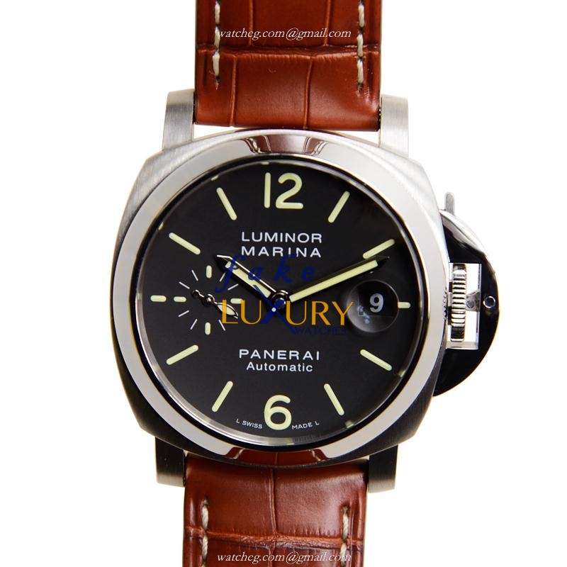 Panerai PAM00048 Automatic Stainless Steel Black Dial LUMINOR Replica Watch - 40mm Case - Luxury Replica Watch