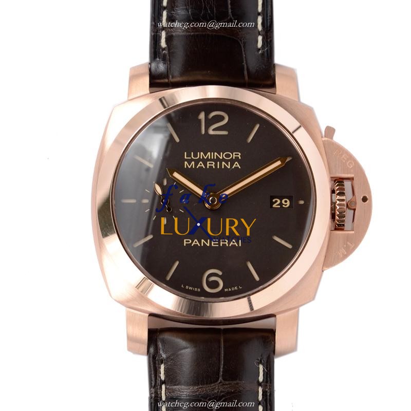 Panerai PAM00393 Automatic 18kt Rose Gold LUMINOR | Replica Watch - Luxury Replica Watch