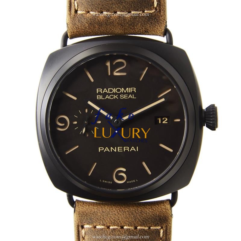 PAM00505 - Panerai Radiomir Replica Watch - Automatic Ceramics - Brown Dial - Luxury Replica Watch