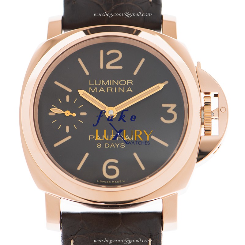Panerai PAM00511 LUMINOR MARINA Manual Wind 18kt Rose Gold - PAM00511ST.OO.1240ST.01 - Replica Watch - Luxury Replica Watch