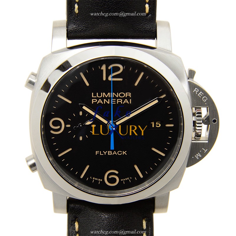 Panerai PAM00524 Luminor Automatic Stainless Steel Black Dial Replica Watch - Luxury Replica Watch