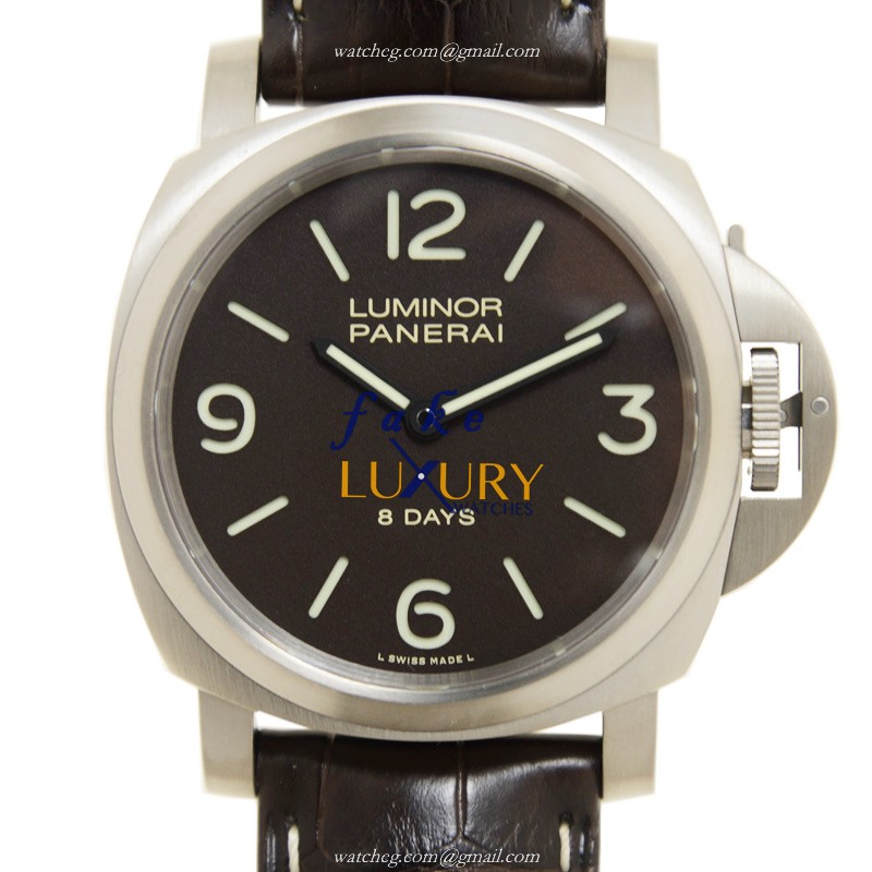 Panerai PAM00562 Luminor Replica Watch, Manual Wind, Brown Dial, PVD Titanium Case - Luxury Replica Watch