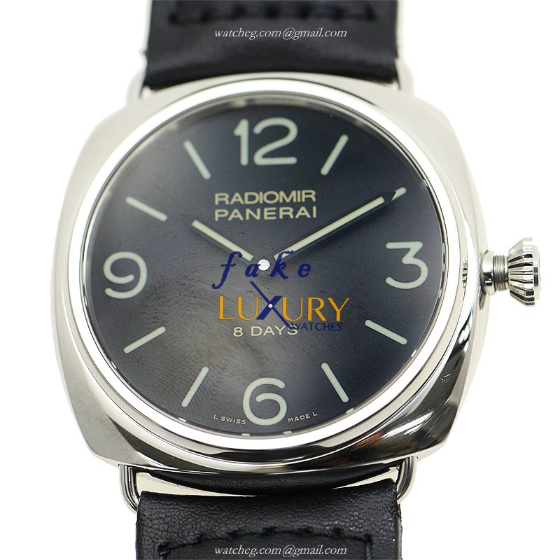 - PANERAI PAM00610 RADIOMIR Replica Watch - Manual Wind - Stainless Steel Case - Black Dial - Luxury Replica Watch