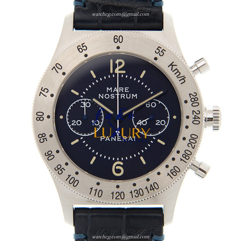 Panerai PAM00716 MARE NOSTRUM - Manual Wind - 42mm Stainless Steel - Blue Dial - Alligator Strap - Luxury Replica Watch