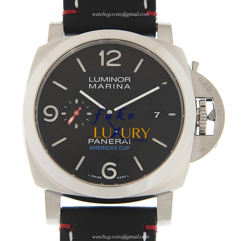 Panerai PAM00732 Luminor - Replica Watch - 44mm - Automatic - Steel Case - Black Dial - Luxury Replica Watch