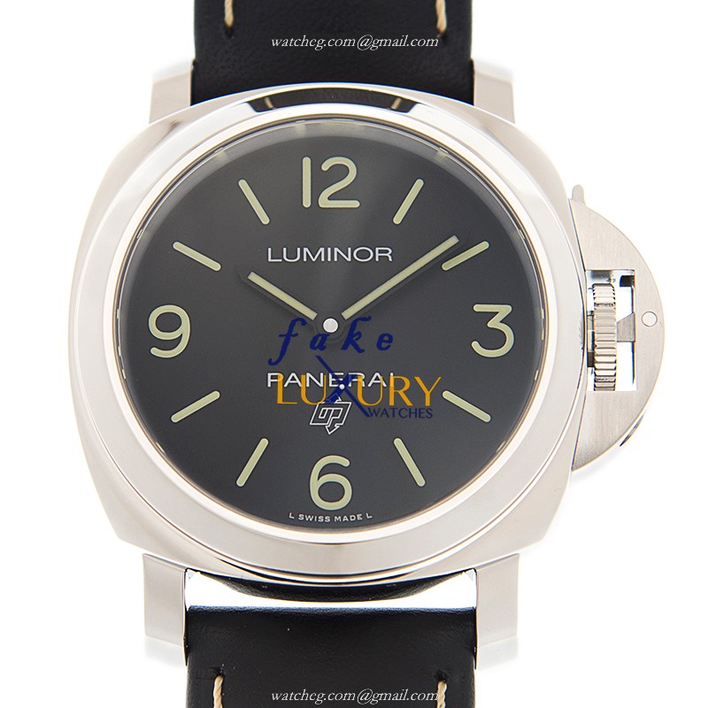 Panerai PAM00773 LUMINOR Manual Wind | Steel | Black Dial | Leather Strap Replica Watch - Luxury Replica Watch