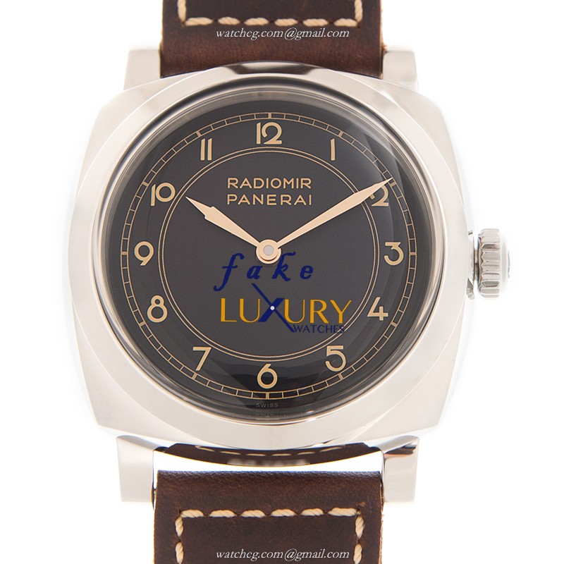 PAM00790 - Panerai Radiomir Replica Watch - Manual Wind - Brown Dial - Luxury Replica Watch