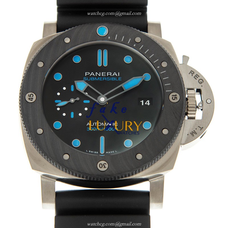 Panerai PAM00799 DIVERS Automatic Carbon Fiber - 47mm Black Dial - Swiss Clone Watch - Luxury Replica Watch