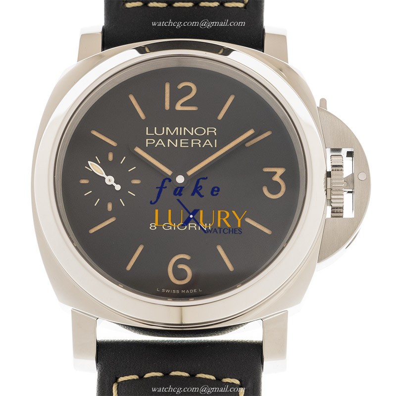 Panerai PAM00915 Luminor Replica Watch With Automatic Movement, Black Dial, Steel Case - Luxury Replica Watch