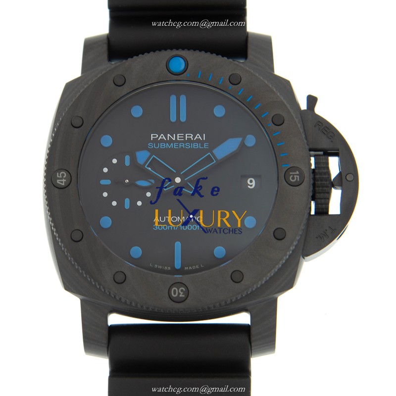 Panerai PAM00960 DIVERS Automatic PVD Titanium 42mm Black Dial Rubber Strap Replica Watch - Luxury Replica Watch