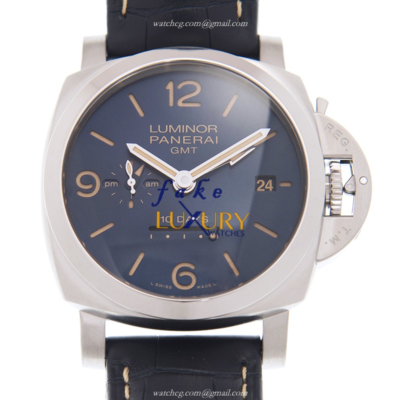 Panerai PAM00986LTD 200 Luminor Automatic Swiss Movement Replica Watch, Blue Dial, Stainless Steel - Luxury Replica Watch