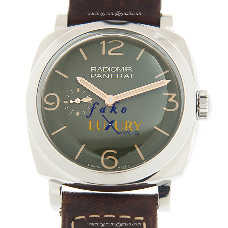 Panerai PAM00995 Radiomir Automatic Green Dial Steel 45mm Replica Watch - Luxury Replica Watch