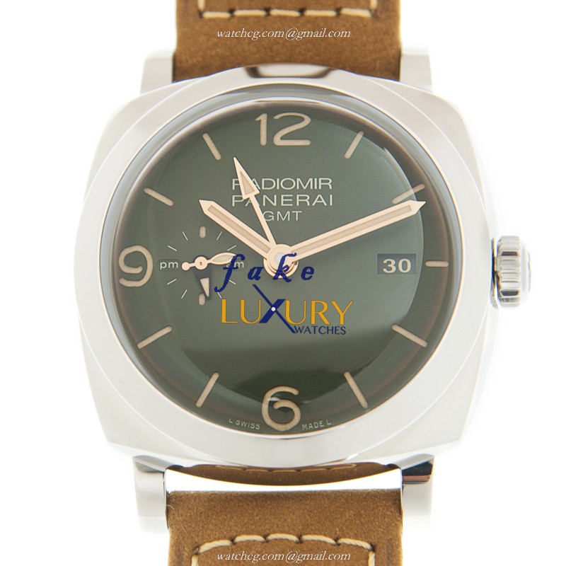 Panerai PAM00998 Radiomir Replica Watch, Automatic Movement, Green Dial, Steel Case - Luxury Replica Watch