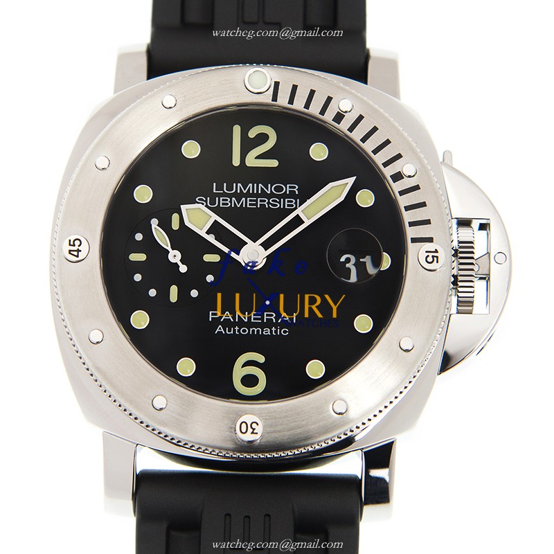 Panerai PAM01024 Luminor Replica Watch, Automatic Movement, Black Dial, Steel Case - Luxury Replica Watch