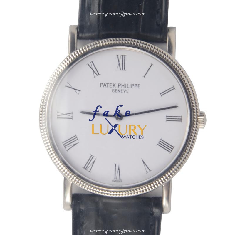 Patek Philippe 3520DG-001 Calatrava White Gold Automatic Replica Watch - Luxury Replica Watch