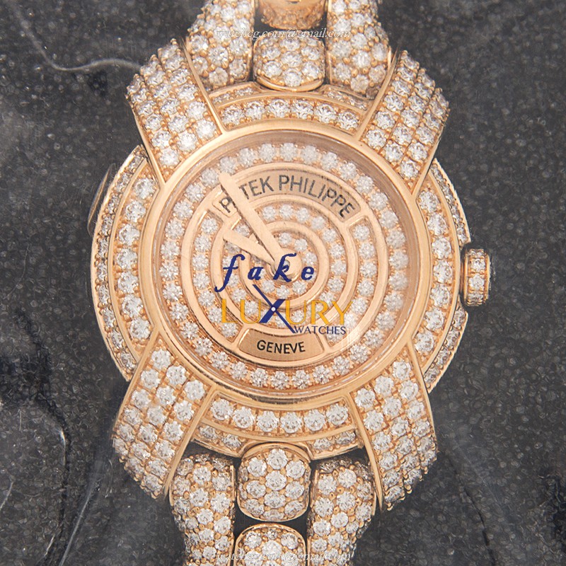 Patek Philippe 4898/1450R-001 TWENTY-4 Replica Watch, Rose Gold Case, Diamond Bezel, Automatic - Luxury Replica Watch