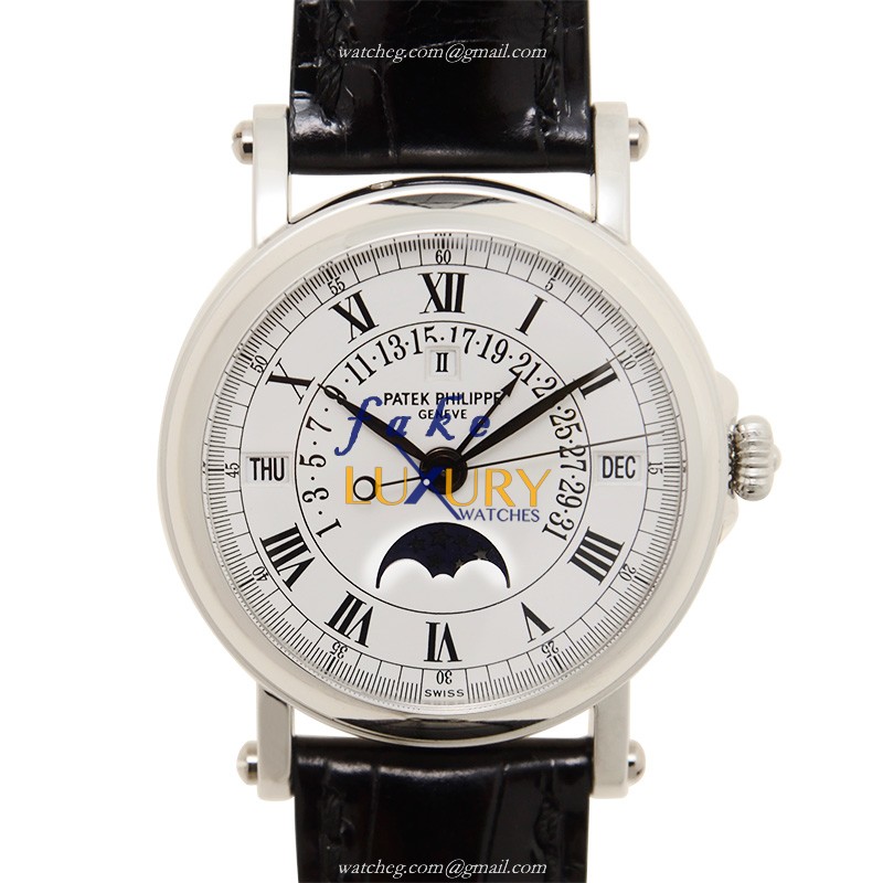 5059P-001 - Patek Philippe 5059P-001 Perpetual Calendar Replica Watch Automatic White Dial 950 - Luxury Replica Watch