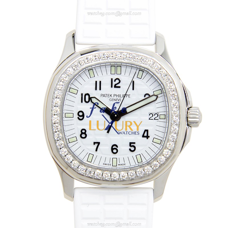 Patek Philippe 5067A-011 Replica Watch, White Dial, Quartz Movement, Rubber Strap, Steel Case - Luxury Replica Watch