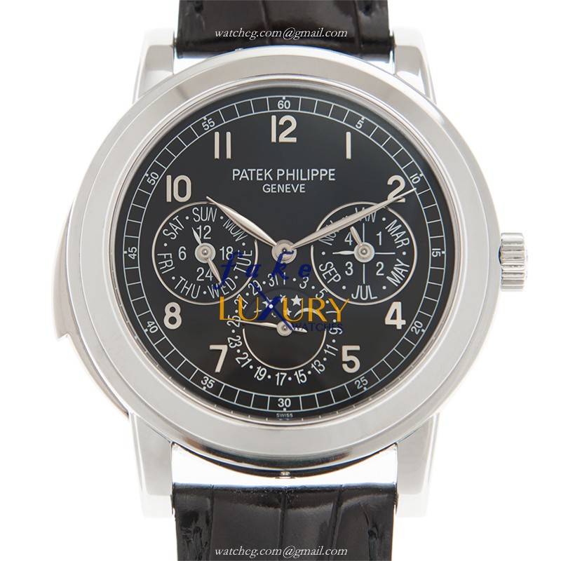 Patek Philippe 5074P-001 Replica Watch, Black Dial, 950 Platinum Case, Automatic Grand Complications - Luxury Replica Watch