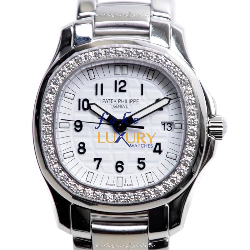 Patek Philippe 5087-1A-010 Replica Watch, White Dial, Stainless Steel & Diamonds Case, Quartz - Luxury Replica Watch