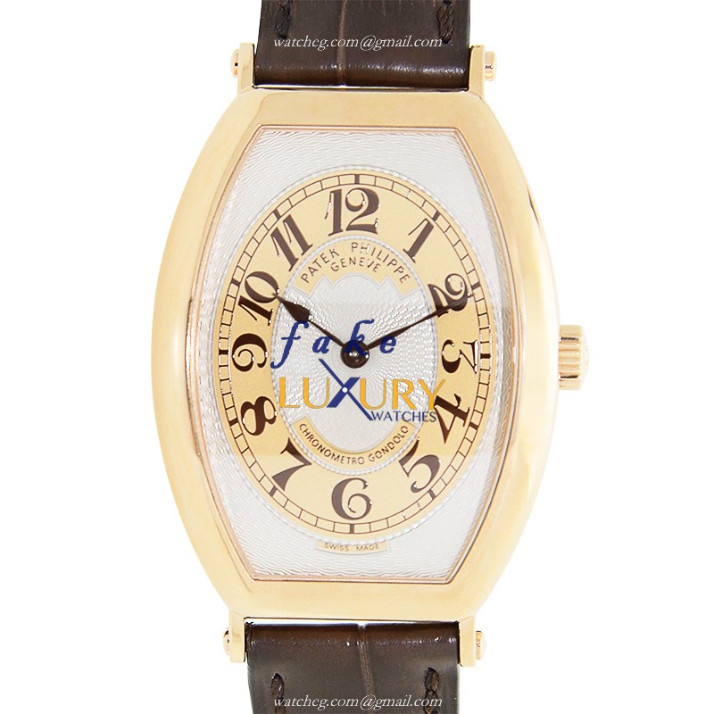 Patek Philippe 5098R-001 Gondolo Manual Wind 18kt Rose Gold Beige Dial | 5098R-001 | Automatic - Luxury Replica Watch