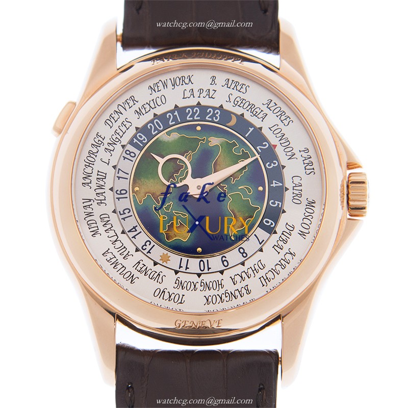 Patek Philippe 5131R-011 Replica Watch, Blue Dial, 18kt Rose Gold Case, Brown Alligator Strap - Luxury Replica Watch