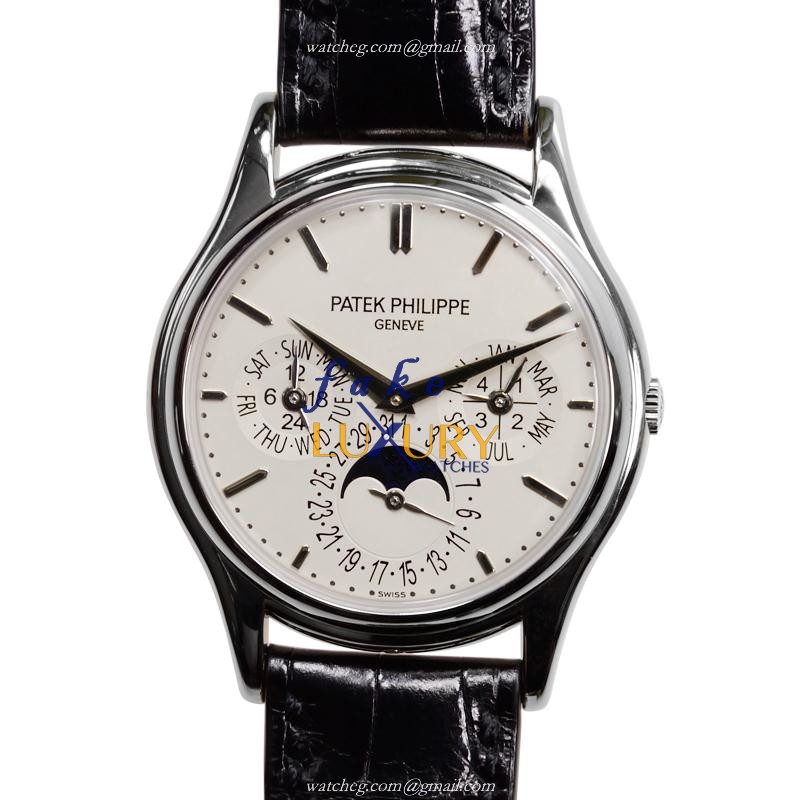5140G-001 - Patek Philippe 5140G-001 Replica Watch Automatic 18kt White Gold Silver Dial - Luxury Replica Watch