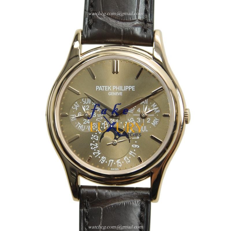 Patek Philippe 5140R-001 Grand Complications 18kt Rose Gold Automatic Brown Dial Replica Watch - Luxury Replica Watch