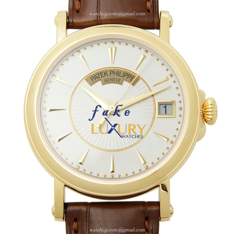 Patek Philippe 5153J-001 Calatrava Replica Watch, 38mm, Automatic, White Dial, 18kt Yellow Gold - Luxury Replica Watch