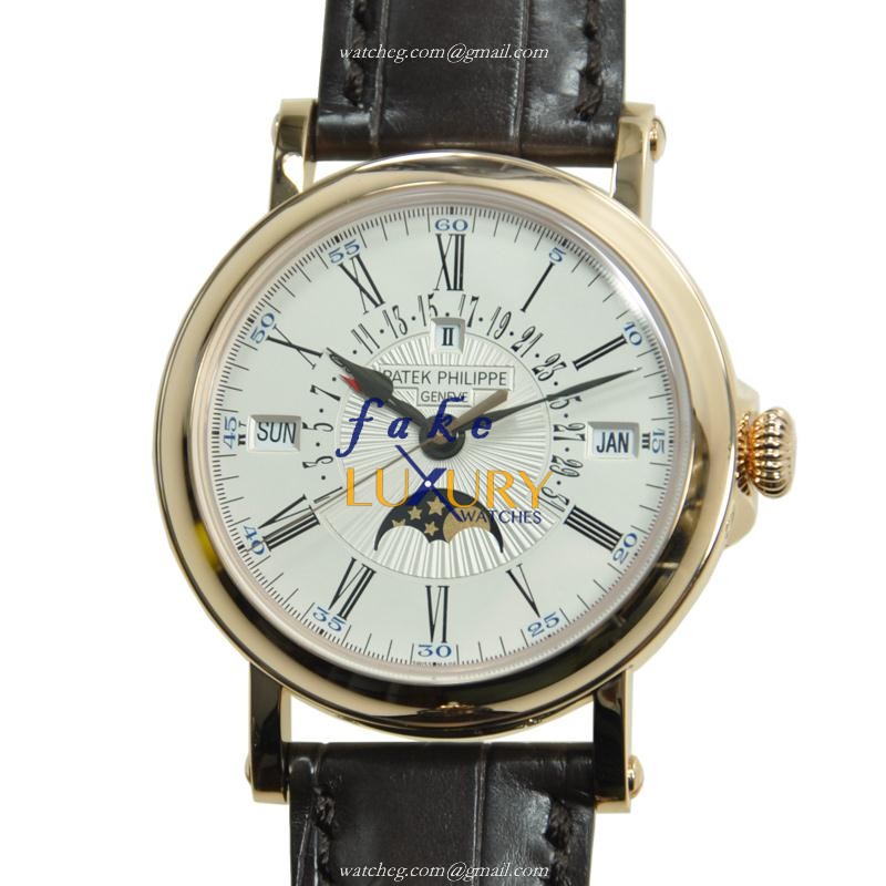 Patek Philippe 5159R-001 Grand Complications Replica Watch, Automatic, White Dial, 18kt Rose Gold - Luxury Replica Watch