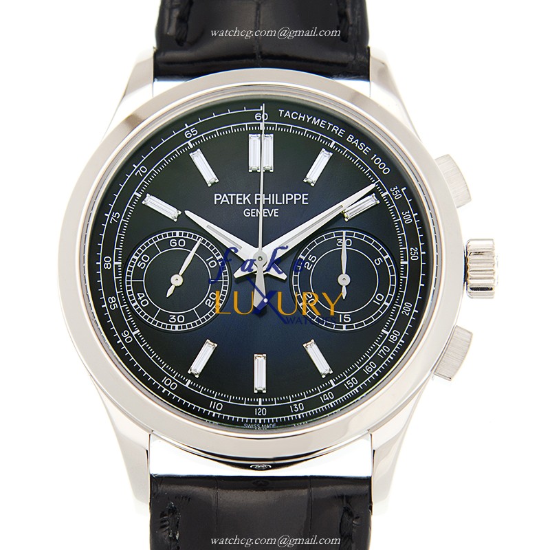 Patek Philippe 5170P-001 Replica Watch With Blue Dial, Manual Wind, 950 Platinum Case - Luxury Replica Watch