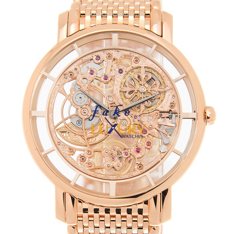 5180-1R-001 - Patek Philippe Complications Replica Watch - Automatic 18kt Rose Gold Skull Dial - Luxury Replica Watch