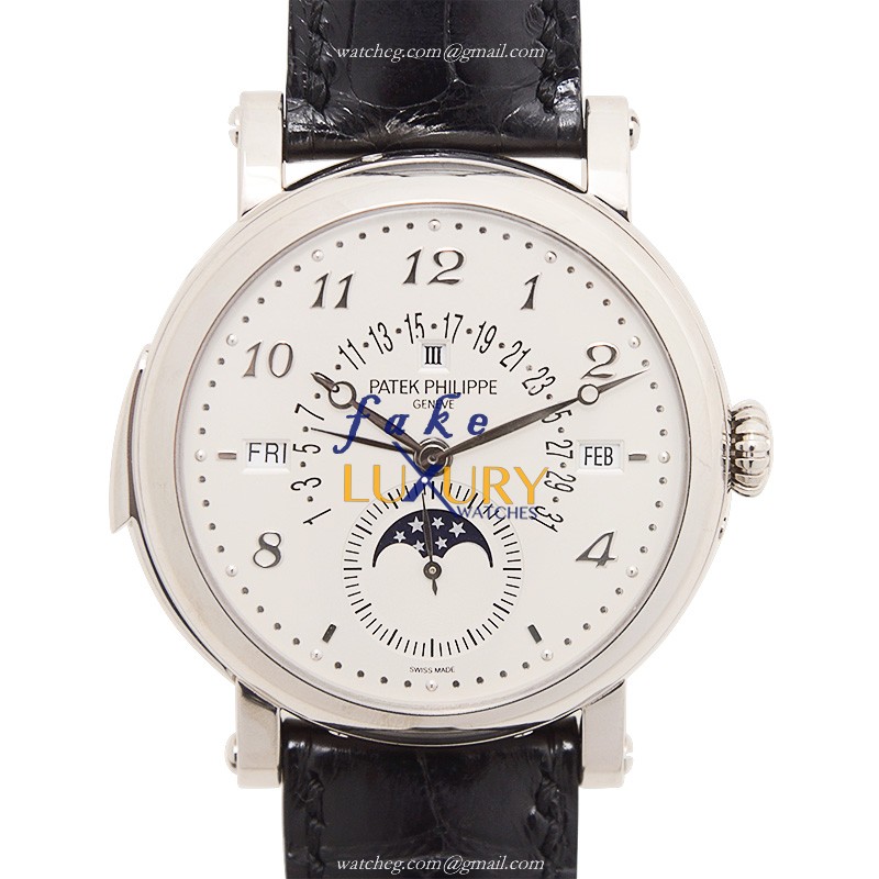 Patek Philippe 5213G-001 Replica Watch - Grand Complications Automatic 18kt White Gold Silvery Dial - Luxury Replica Watch