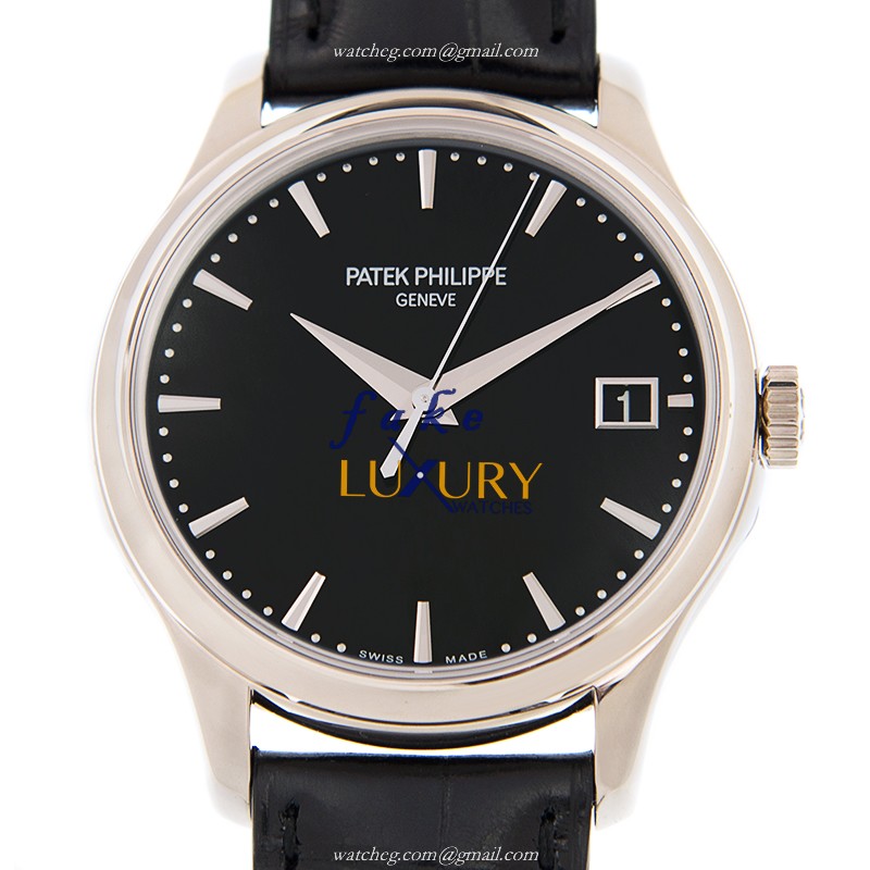 Patek Philippe Calatrava 5227G-010 Automatic 18kt White Gold Silver Dial Replica Watch - Luxury Replica Watch