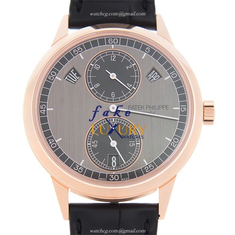 Patek Philippe 5235-50R-001 Replica Watch, Automatic Movement, Gray Dial, 18kt Rose Gold Case - Luxury Replica Watch