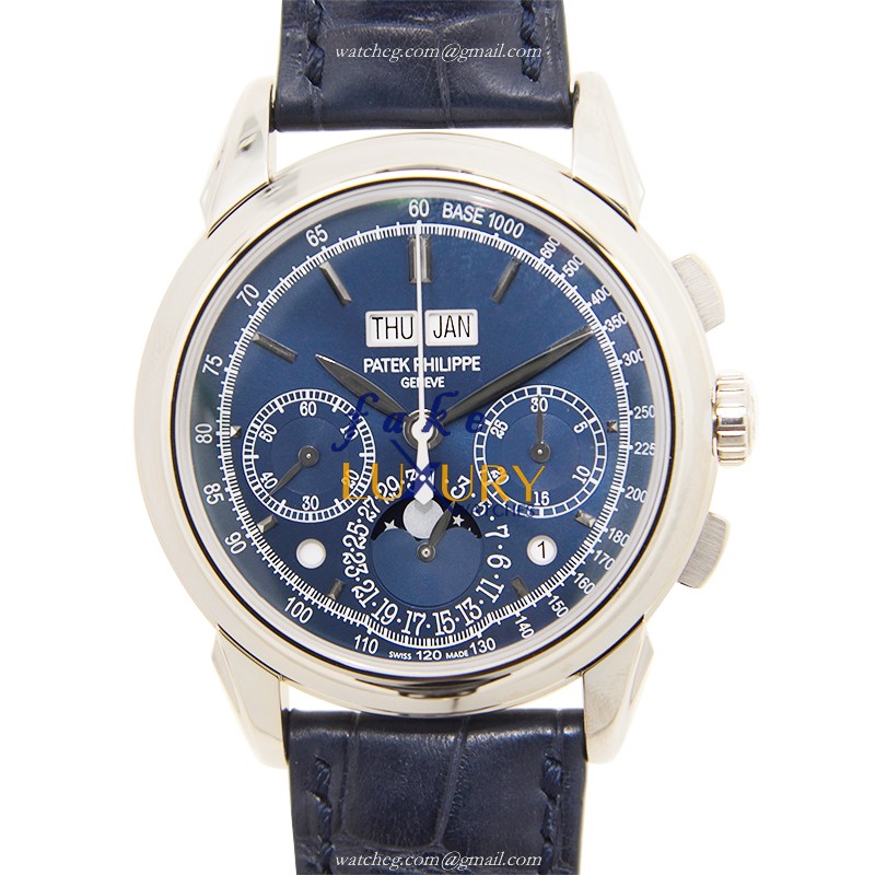 5270G-014 - Patek Philippe Grand Complications Replica Watch - 41mm Blue Dial - Luxury Replica Watch