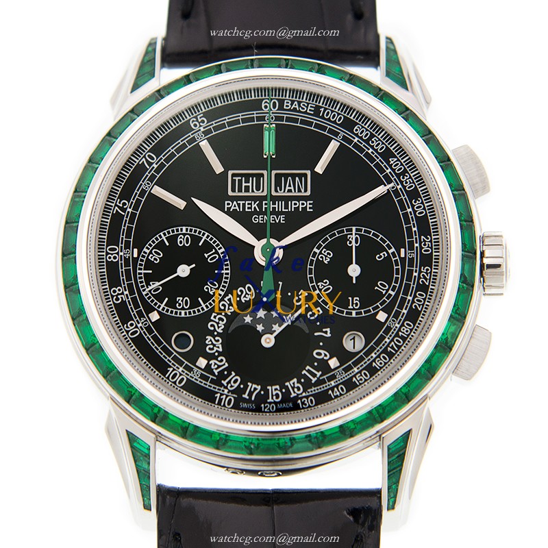5271-13P-001 - Patek Philippe Grand Complications Replica Watch - 950 Platinum Manual Wind Black - Luxury Replica Watch
