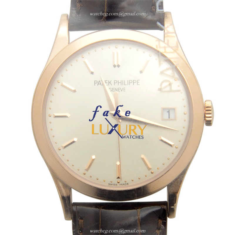 Patek Philippe 5296R-010 Calatrava 18kt Rose Gold Automatic Replica Watch - Luxury Replica Watch