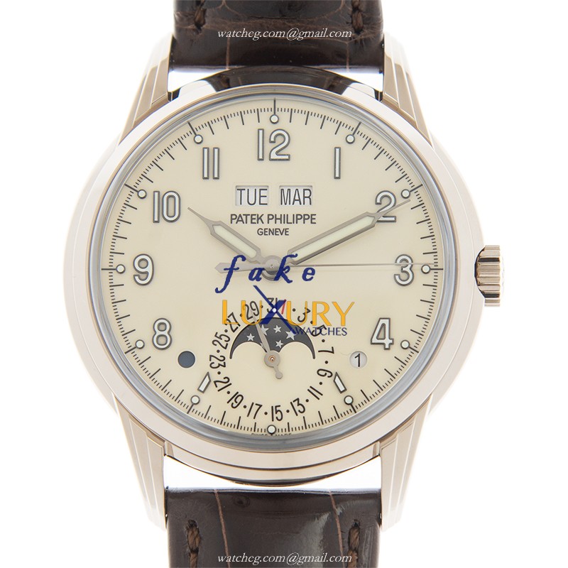 Patek Philippe 5320G-001 Grand Complications Automatic 18kt White Gold White Dial Replica Watch - Luxury Replica Watch