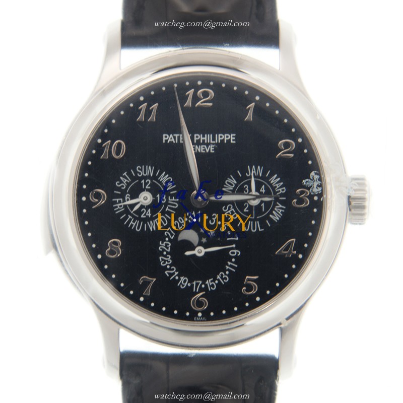 Patek Philippe 5374P-001 Grand Complications Replica Watch, Platinum Case, Black Dial, Automatic - Luxury Replica Watch