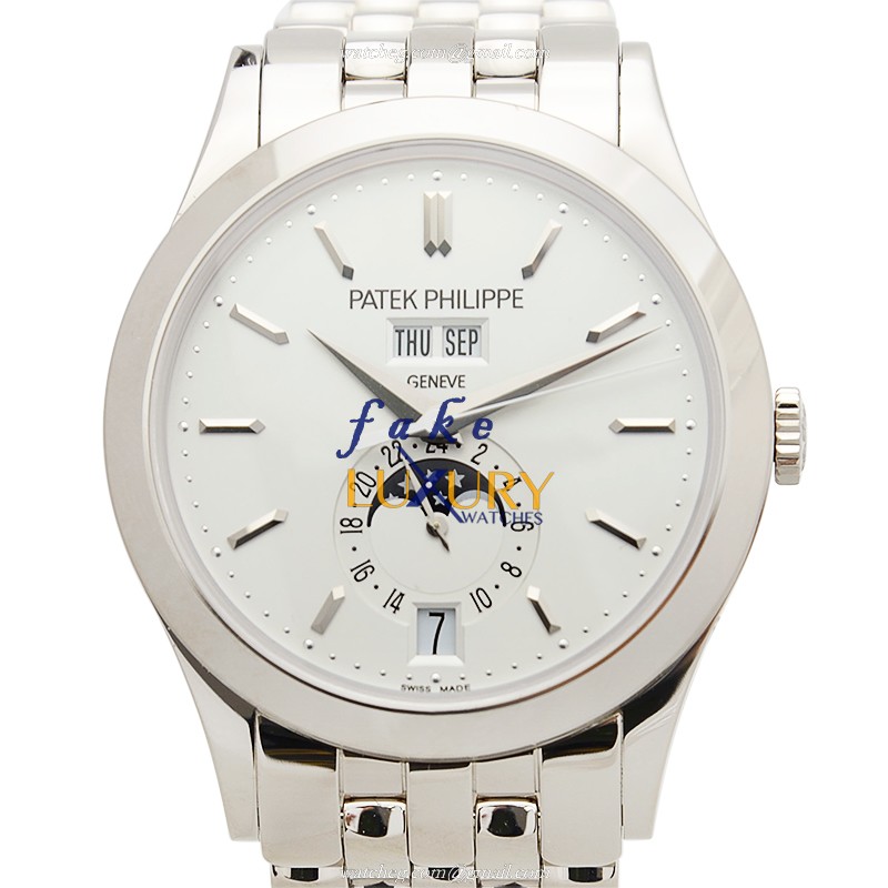 Patek Philippe 5396/1G-010 Replica Watch, Automatic Movement, Silver Dial, White Gold Case - Luxury Replica Watch